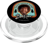 Bob Ross Little Trees Badge PopSockets PopGrip pour MagSafe