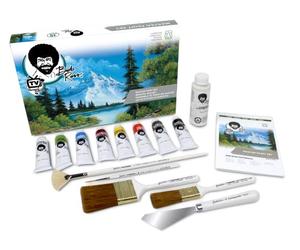 Bob Ross Meister Kit de peinture à l'huile et pinceaux 15 pièces