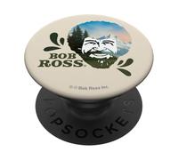 Bob Ross Mountain Head PopSockets PopGrip Adhésif