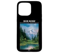 Bob Ross Mountain Serenity Coque pour iPhone 15 Pro Max