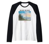 Bob Ross Pastel Skies Manche Raglan