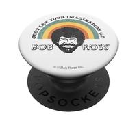 Bob Ross Rainbow PopSockets PopGrip Adhésif