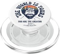 Bob Ross The World is Yours PopSockets PopGrip pour MagSafe