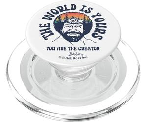 Bob Ross The World is Yours PopSockets PopGrip pour MagSafe