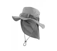 Bob Safari-Nyls Création-Chapeau Bob Safari Gris Clair Lien Serrage et Protege Nuque - Gris Taille unique