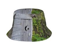 Bob Seau Maisonnette De Ferme Vintage Avec Dépendances Chapeau de Pêche