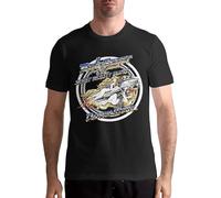 Bob Seger T Shirt Men's Casual Personality Fashion Short Sleeved Shirt Manches Courtes(Large)
