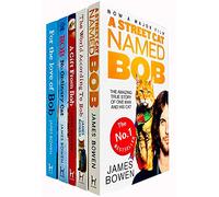 Bob The Cat Series Books 1 - 5 Collection Set by James Bowen (A Street Cat Named Bob, The World According to Bob, A Gift From Bob, Bob No Ordinary Cat & For the Love of Bob)