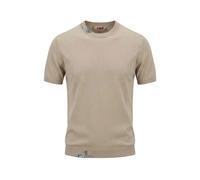 Bob - Tricot Col Rond Printemps R00617 - Homme - Pulls - Beige - Taille: 2XL