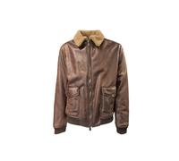 Bob - Veste en cuir brun A24SHET149 BROWN 50