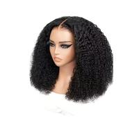 Bob Wig Human Hair 13x4 Lace Frontal Deep Curly Wave Short Wigs for Women Natural Hairline Easy to Style(12 inch)