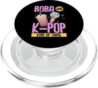 Boba and K-Pop Kind of Thing K-Pop Musique Pop coréenne PopSockets PopGrip pour MagSafe