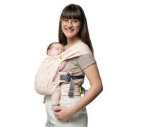 Boba Bliss Porte Bébé Pour Nourrissons/Jeunes Enfants Pesant Entre 3,2 et 16 kg, Hybride et 2 en 1, Écharpe de Portage Bébé Sans Nœud, Bon Positionnement des Hanches, Doux et Élastique (Posy)