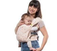 Boba Bliss Porte Bébé Pour Nourrissons/Jeunes Enfants Pesant Entre 3,2 et 16 kg, Hybride et 2 en 1, Écharpe de Portage Bébé Sans Nœud, Bon Positionnement des Hanches, Doux et Élastique (Posy)