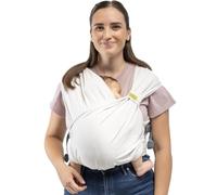 Boba Bliss Porte Bébé Pour Nourrissons/Jeunes Enfants Pesant Entre 3,2 et 16 kg, Hybride et 2 en 1, Écharpe de Portage Bébé Sans Nœud, Bon Positionnement des Hanches, Doux et Élastique (Organic Stone)