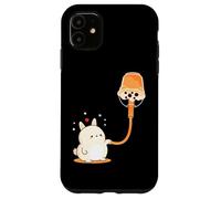 Boba Bubble Milk Tea is Rabbit Bunny Fuel Art on Back Coque pour iPhone 11