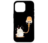 Boba Bubble Milk Tea is Rabbit Bunny Fuel Art on Back Coque pour iPhone 16 Pro
