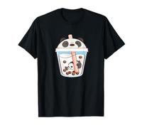 Boba Bubble Tea Kawaii Panda Graphic pour Enfants garçons Filles T-Shirt