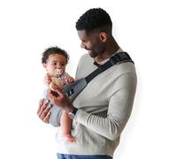 Boba Buddy Porte-Bébé Hanche - 100% Coton, Porte-Bébé Physiologique, Ergonomique avec Sangles Réglables, Boucle de Sécurité et Assise Spacieuse, avec sac de Transport (9-48 mois/8-20 kg) - Grey
