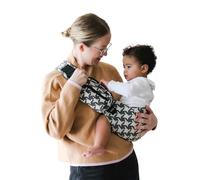 Boba Buddy Porte-Bébé Hanche - Jacquard Pied-de-Poule, Porte-Bébé Physiologique, Ergonomique avec Sangles Réglables, Boucle de Sécurité et Assise Spacieuse, avec sac de Transport (9-48 mois/8-20 kg)