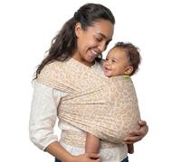 Boba Écharpe de Portage Bébé, Coton Extensible, Léopard Sable