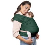 Boba | Écharpe de Portage Bébé Physiologique Coton Bio | Modèle Original de l'Écharpe Sling Extensible | Porte Bébé Naissance Jusqu'à 15 KG | Nouveau-né & Enfant d'Environ 3 ans | Serenity Rainforest