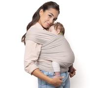 Boba Écharpe de Portage Mains Libres - Écharpe Élastique Pour Nourrissons et Enfants - Portage Confortable Adapté aux Jeunes Pesant 3 à 15 kg (Beige)