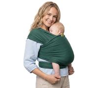 Boba | Écharpe de Portage Bébé Physiologique Coton Bio | Modèle Original de l'Écharpe Sling Extensible | Porte Bébé Naissance Jusqu'à 15 KG | Nouveau-né & Enfant d'Environ 3 ans | Serenity Rainforest