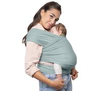 Boba Écharpe Porte-Bébé Originale - Mains Libres - Extensible pour Bébés et Nourrissons jusqu'à 15,9 kg - Sérénité Brume Marine