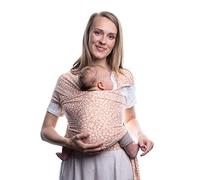 Boba Écharpe porte-bébé pour nouveau-nés et enfants - Porte-bébé élastique - Porte-bébé mains libres - Marsupio bébé - Porte-bébé et enfant de 3 à 15 kg (Serenity Blush Meadow)