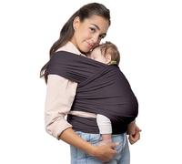 Boba Écharpe porte-bébé pour nouveau-nés et enfants - Porte-bébé élastique - Porte-bébé mains libres - Porte-bébé et enfant de 3 à 15 kg (Serenity Charcoal)