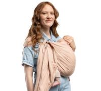 Boba Family Porte-bébé Ring Sling en lin PEONY