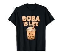 Boba is Life Anime Kawaii Bubble Tea T-Shirt