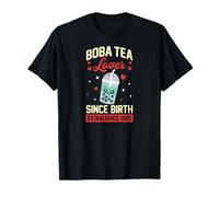 Boba Tea Amoureux Depuis sa Naissance Créé en 1985 Anniversaire de Boba T-Shirt