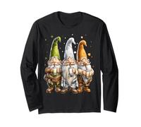 Boba Tea Bubble Tea Thé au Lait GNOME Trèfle Jour de la Saint-Patrick Manche Longue