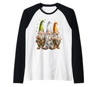 Boba Tea Bubble Tea Thé au Lait GNOME Trèfle Jour de la Saint-Patrick Manche Raglan
