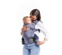 Boba X Porte-bébé - Évolutif de la naissance à la petite enfance, Porte-bébé ergonomique 2-en-1 avec bretelles croisables (Gris)