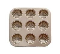 BOBASH Madeleine Moule à gâteau 6/9/12 cavité sans écurie Bonbons moisissures Qualité alimentaire Acier au carbone Moule à gâteau Moule à madeleine Moule à coquille pour gâteau à biscuits Chocolat