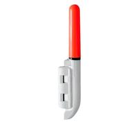 Bobber Light - ABS, lumière LED pour canne à pêche, étanche, haute visibilité, toutes saisons | Indicateur de pointe de canne de nuit facile à clipser, alarme de morsure de bâton lumineux LED pour la