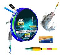 Bobbers for Fishing - 18cm/7inch Fish String and Floating Signs Set,Automatic Color-Changing Fishing Corks,for Trout Catfish Bass Saltwater Lake Pond Stream Surf Boat