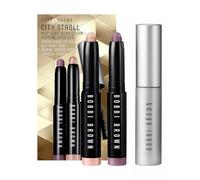 Bobbi Brown City Stroll Mini longue tenue Bar Crème Ombre à Paupières Set - Or rose et mauve avec masque Smoky Eye