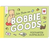 Bobbie Goods – Bloc de cartes postales à colorier – Édition allemande officielle – Topp Verlag