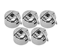 Bobbin Case Sewing Machine Accessory 5PCS Lightweight Durable Alloy Steel Old Fashioned Household Sewing Machine Parts Replacement Spare Parts Size 2.2cm x 1.5cm