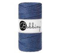Bobbiny Corde Macramé Peignée Regular 3mm (Jeans) 100m