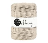 Bobbiny Corde Macramé Peignée XXL 5mm (Beige) 100m