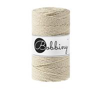 Bobbiny Corde Macramé Torsadée Regular 3mm (Beige) 100m