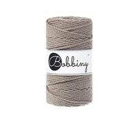 Bobbiny Corde Macramé Torsadée Regular 3mm (Coffee) 100m