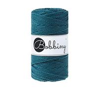 Bobbiny Corde Macramé Torsadée Regular 3mm (Peacock Blue) 100m