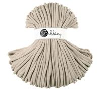 Bobbiny Corde Macramé Tressée Jumbo 9mm (Beige) 100m