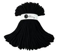 Bobbiny Corde Macramé Tressée Jumbo 9mm (Black) 100m